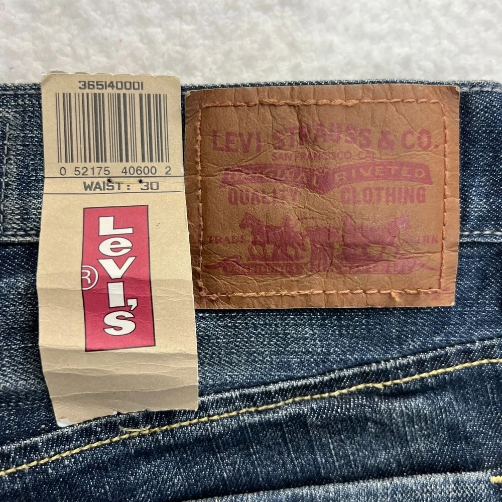 Levi's‎ The Original Jeans RAMP Flap Front Short Denim Blue Men's W30 VTG NWT